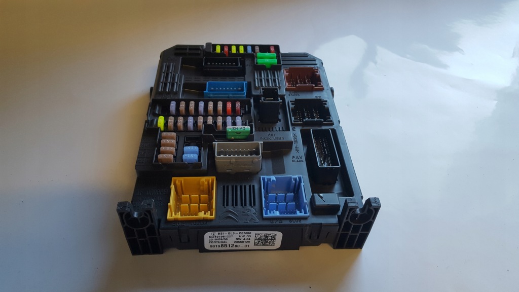 фото №4, Модуль bsi citroen оригинальный номер 9819851280