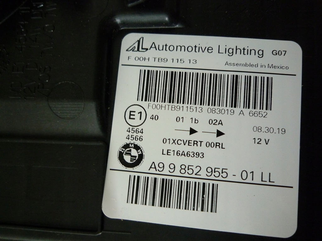 фото №4, Лампа левая bmw x7 g07 laser led 2020