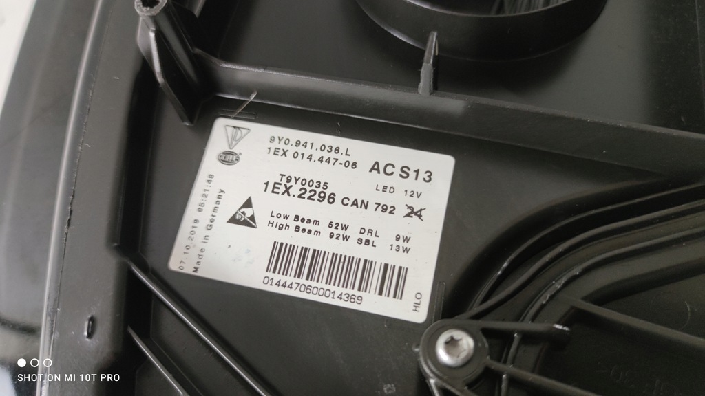 фото №14, Porsche cayenne 9y 9y0 full led левый правый matrix фара лампа