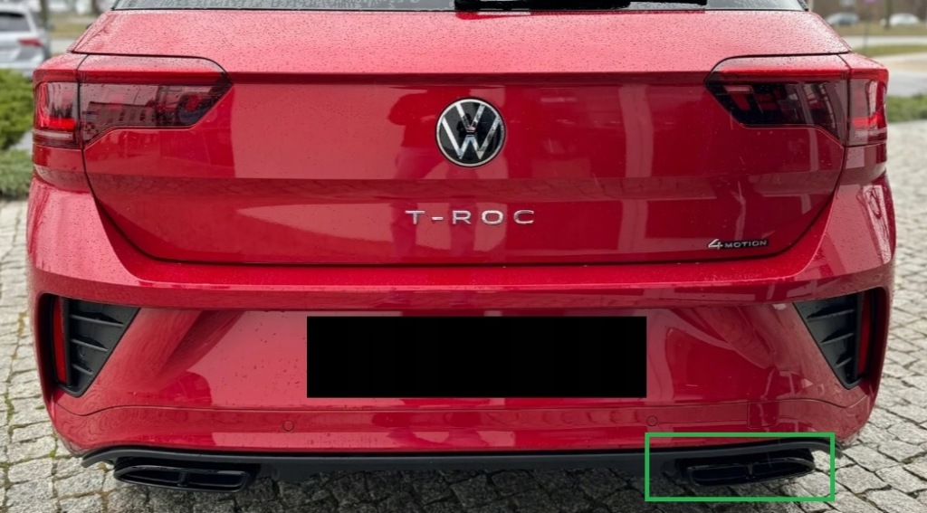 фото №16, Vw t-roc r-line lift 2021- решётка решётка радиатора выхлоп правая 2ga оригинал czarna