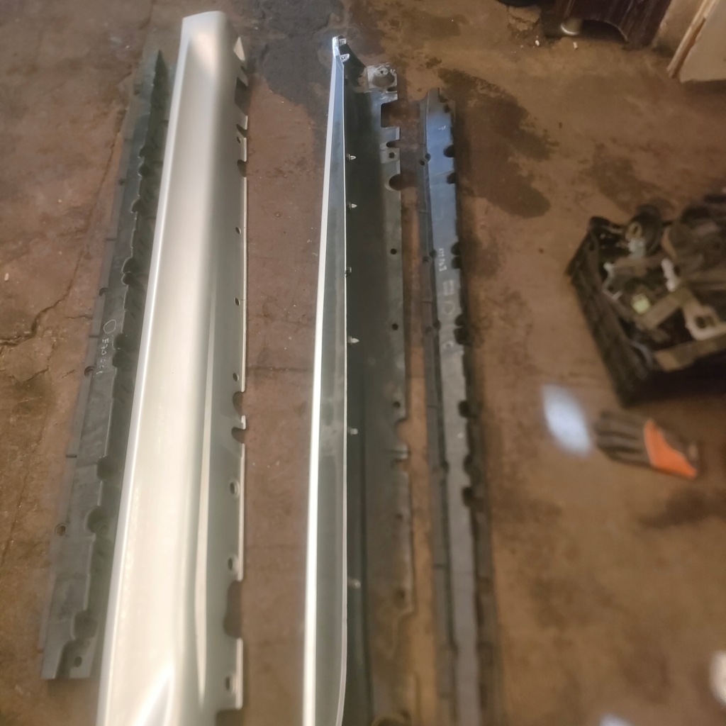 фото №8, Bmw e70 x5 lift накладка молдинг порог titansilber 354