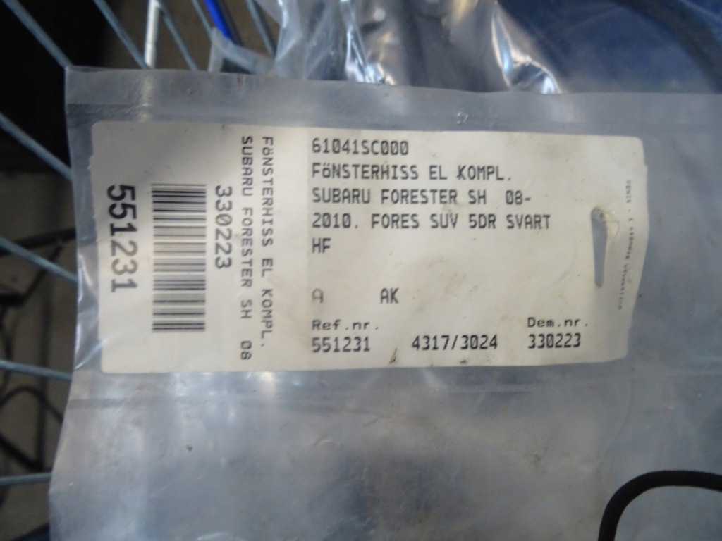 фото №4, Forester 10r механизм стекло правый перед