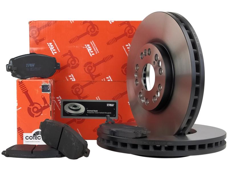 фото №1, Trw тормозные диски + тормозные колодки перед lexus is 200 300 sc 430