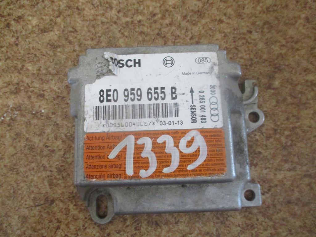 фото №1, Модуль датчик air bag audi a4 b6 8e0959655b