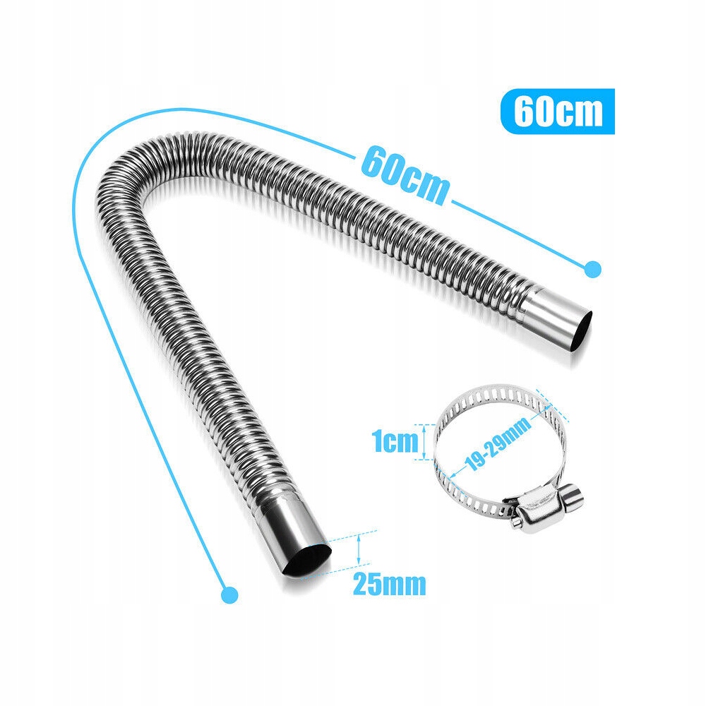 фото №14, Набор do труба выхлопных газов выхлопная do сталь нержавеющая ø25mm 60cm +суппорты