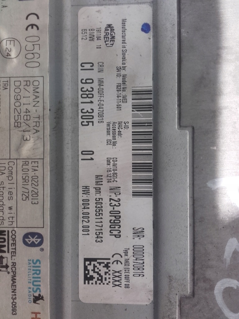 фото №10, Bmw 1 f20 радио навигация navi 9381305