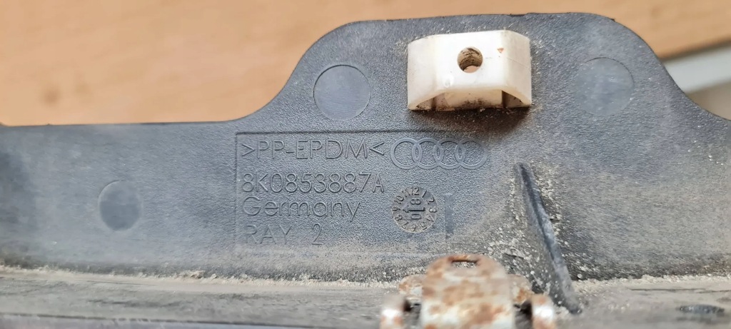 фото №11, S4 b8 lift a4 спойлер підкрилок лівий перед 8k0853887a