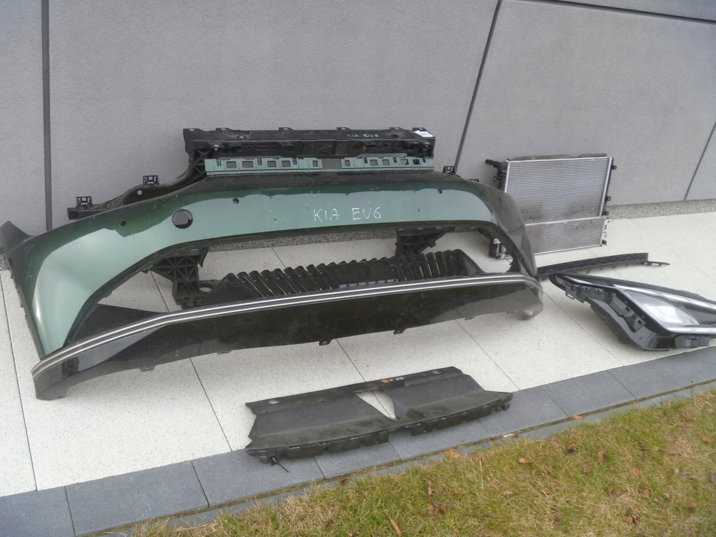 фото №1, Kia ev6 gt line решётка радиатора бампера 86351-cv200