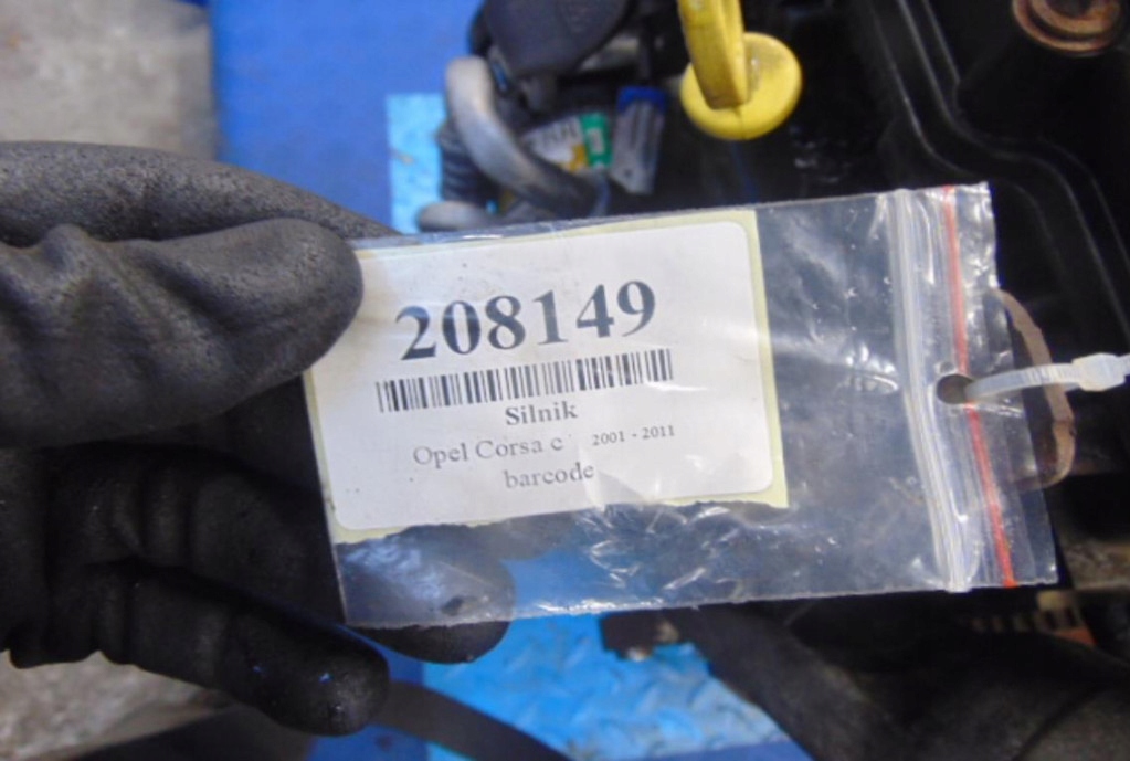 фото №10, Opel corsa c 1.0b двигатель kompletny z10xep 187 tyś