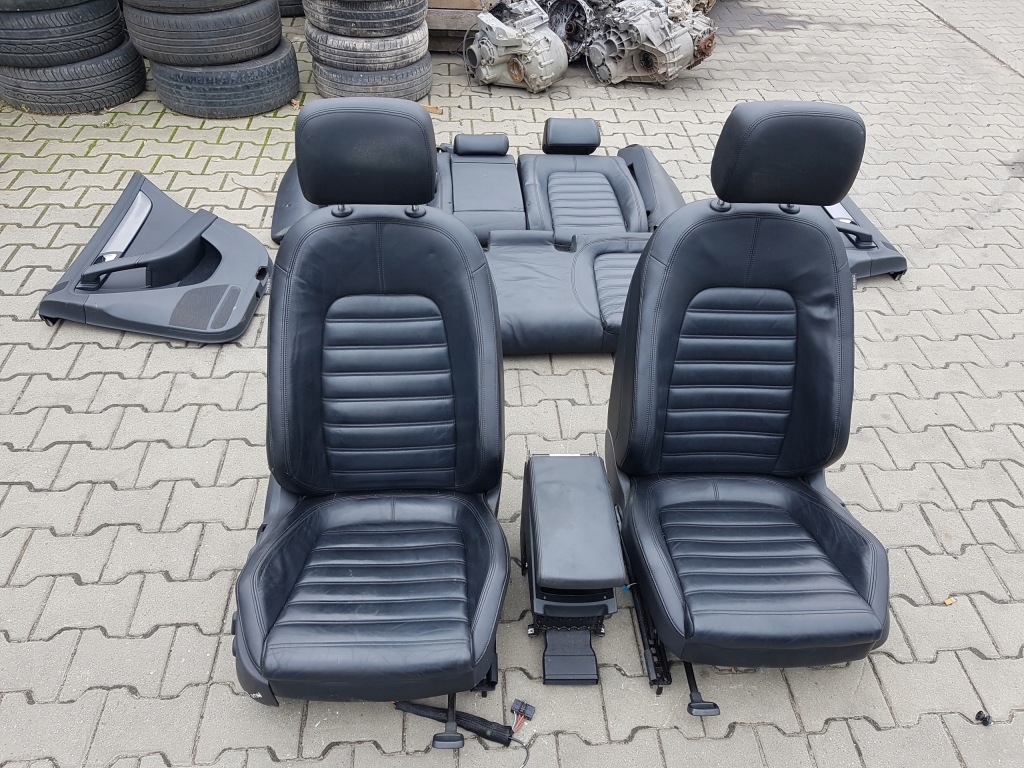 фото №1, Vw passat b7 sedan сиденья кожаный заднее сиденье