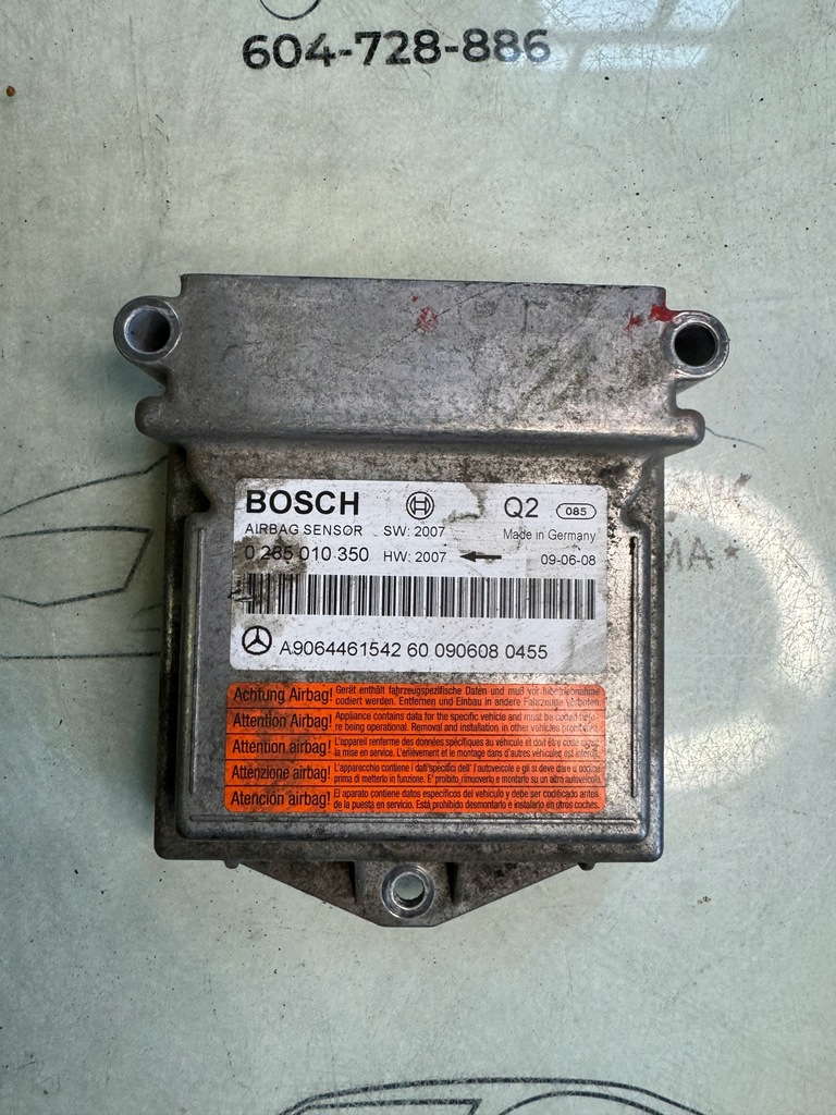 фото №1, A9064461542 модуль блок управления подушка безопасности mercedes sprinter 906