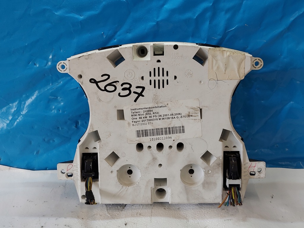 фото №9, Счетчик приборная панель mini r50 r53 1.6 b 62116924908