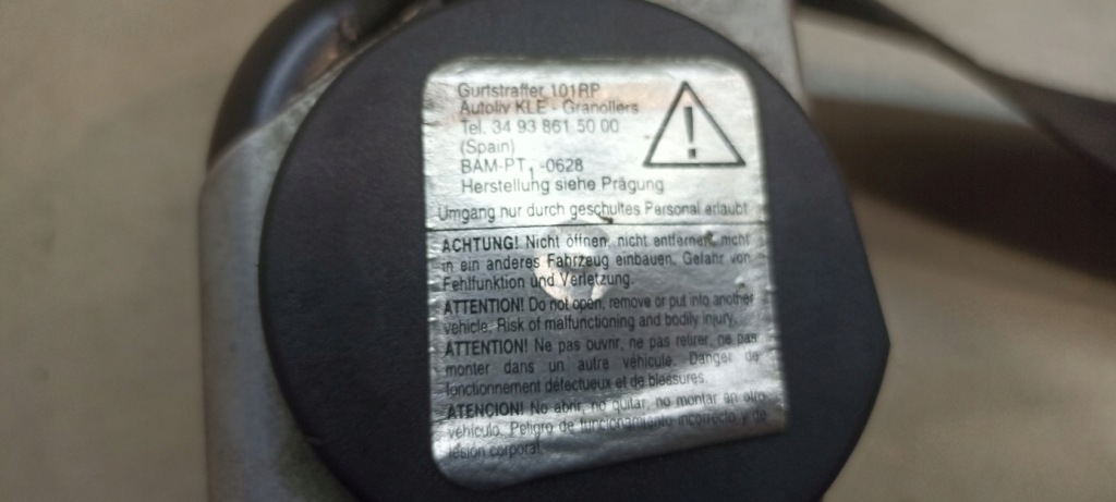 фото №4, Pas безопасности левый перед ibiza iii 1.9 tdi