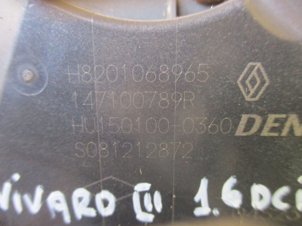 фото №5, Дроссельная заслонка 147100789r opel vivaro b 1.6dci