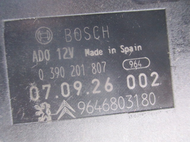 фото №7, Citroen c4 i моторчик двигатель дворник задняя