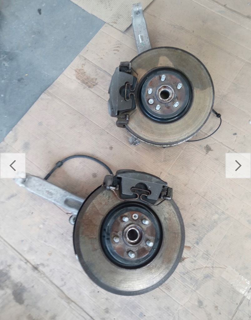 фото №3, Поворотный кулак диск суппорт левая перед velar l560