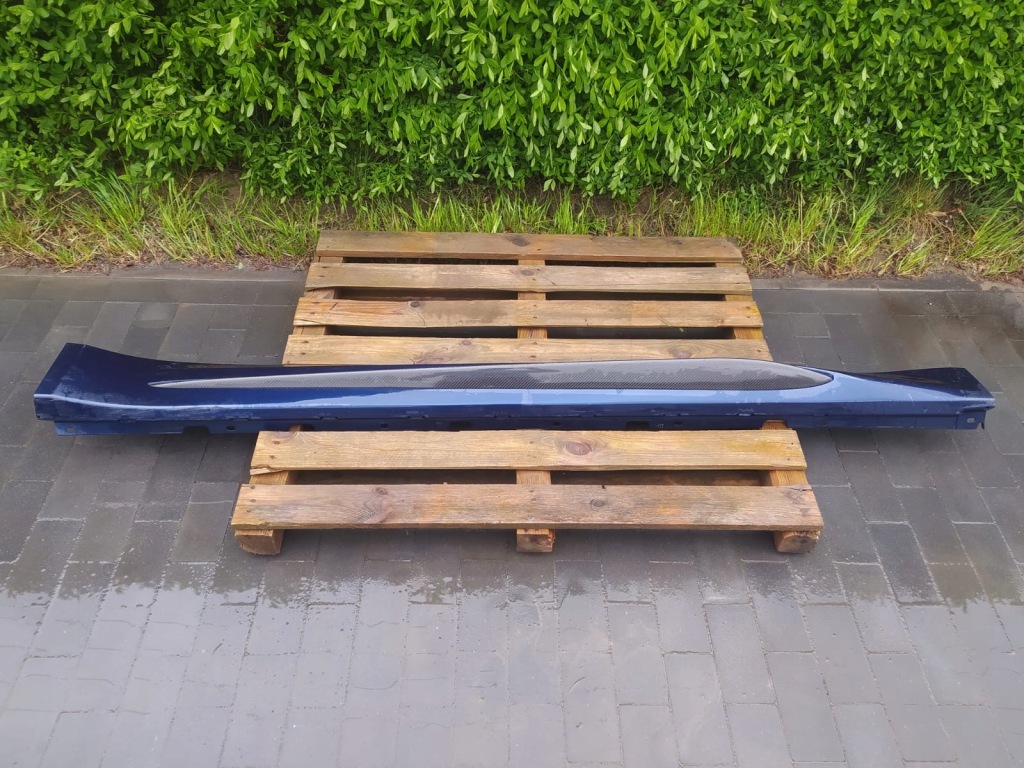 фото №1, Alfa romeo giulia quadriofoglio qv молдинг накладка левая порог карбон