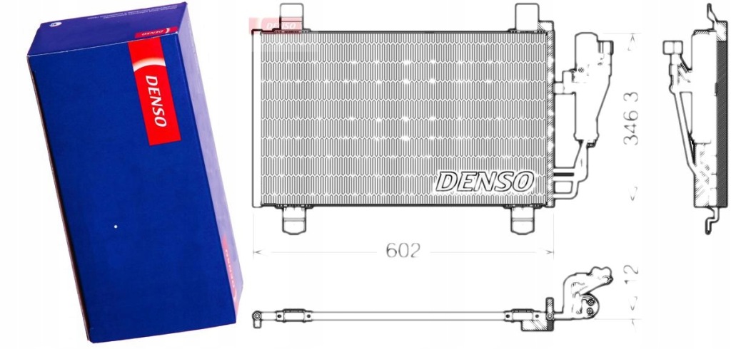 фото №3, Радіатор кондиціонера denso dcn44017