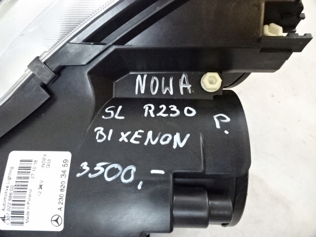фото №7, Лампа перед правая mercedes sl r230 nowa bixenon