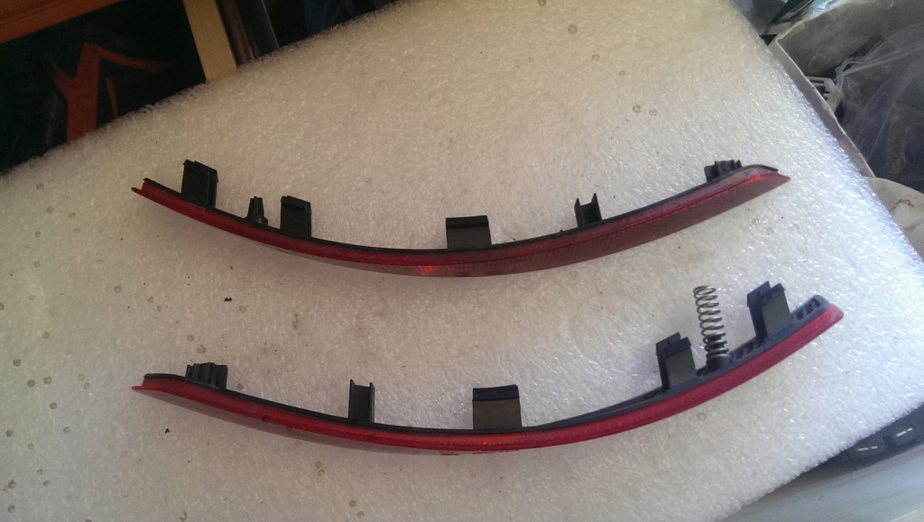 фото №6, Отражатель бампера pr+le задняя audi a4 8w0945105c/106c