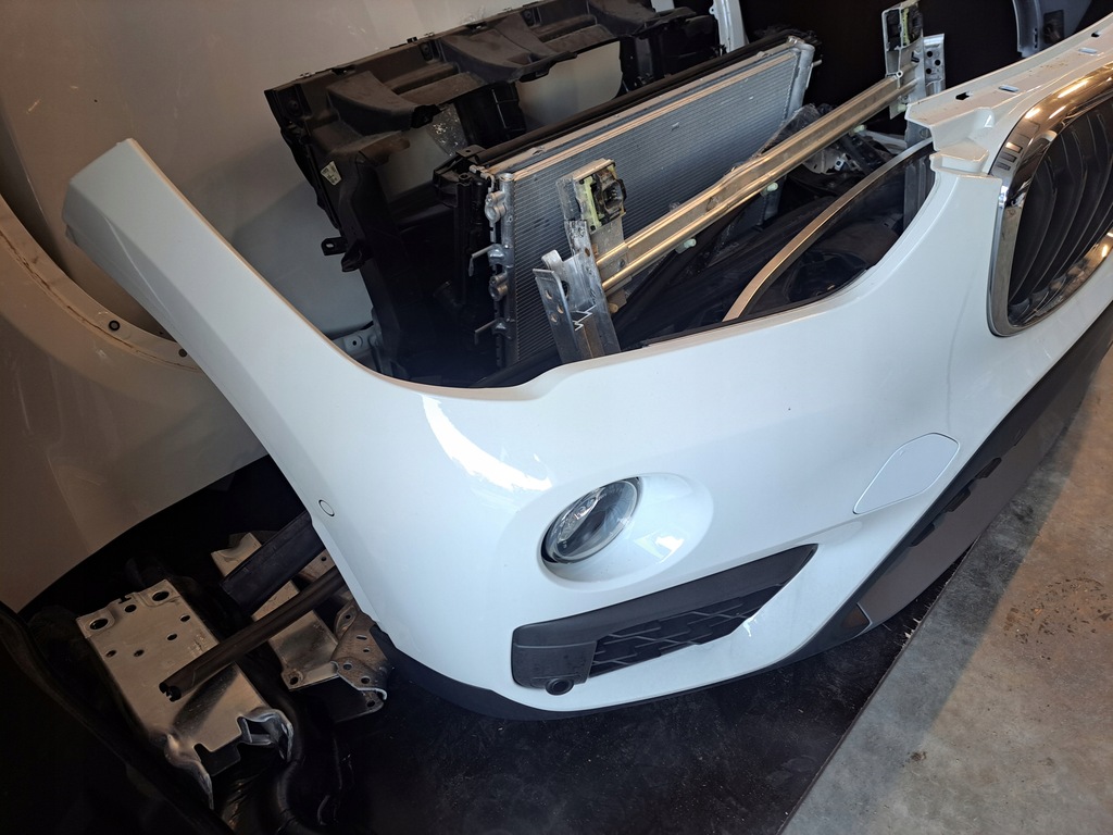 фото №10, Bmw x1 f48 перед капот pas бампер лампы капот alpinweiss 3 300