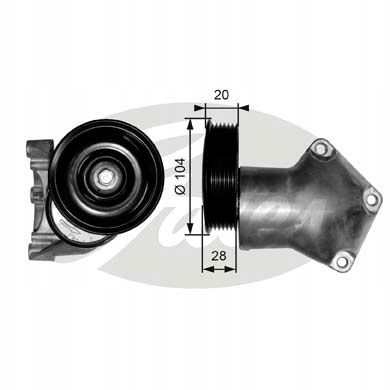 фото №2, Натягувач ремінь багаторучний. ford