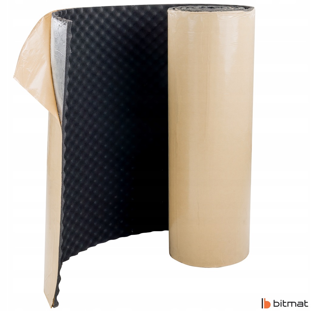 фото №14, Піна шумоізоляційна fala pół otwartokomórkowa з klejem pochłaniająca 2cm