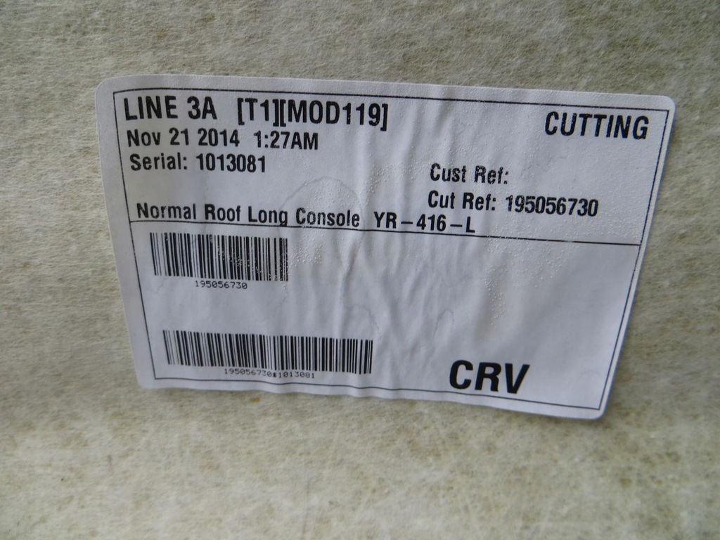 фото №8, Honda cr-v iv потолок 12-16