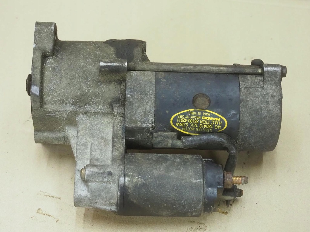 фото №11, Hyundai h1 2001r 2.5 td d4bf стартер 36100-42011