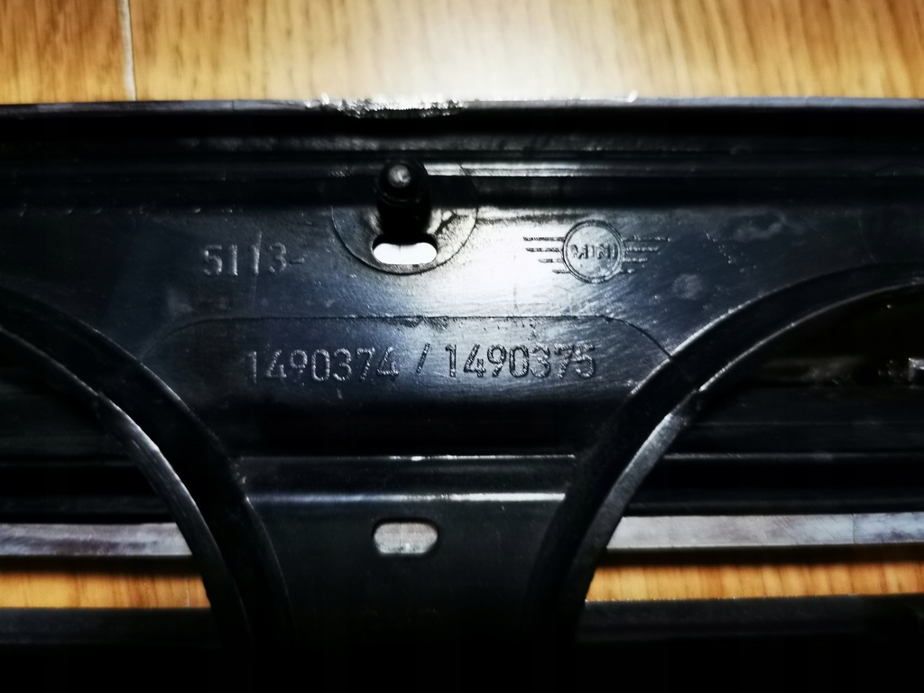 фото №5, Mini cooper r50 решётка радиатора хром 01-06