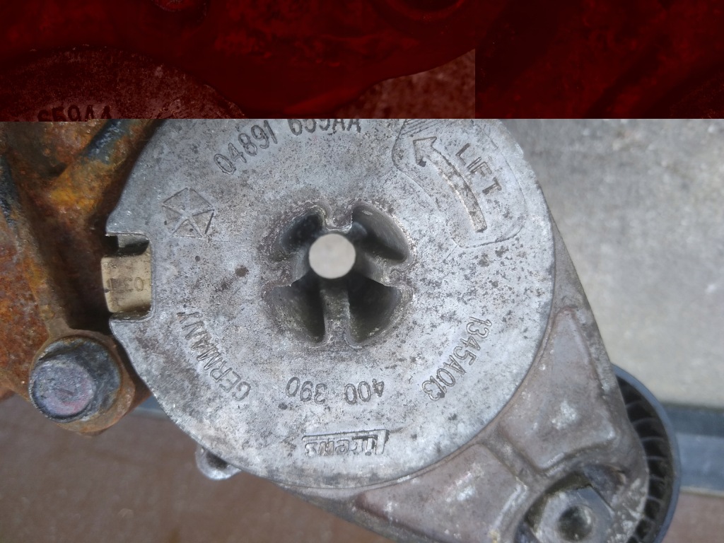 фото №4, Натяжитель ремень ролик mitsubishi outlander 2 did