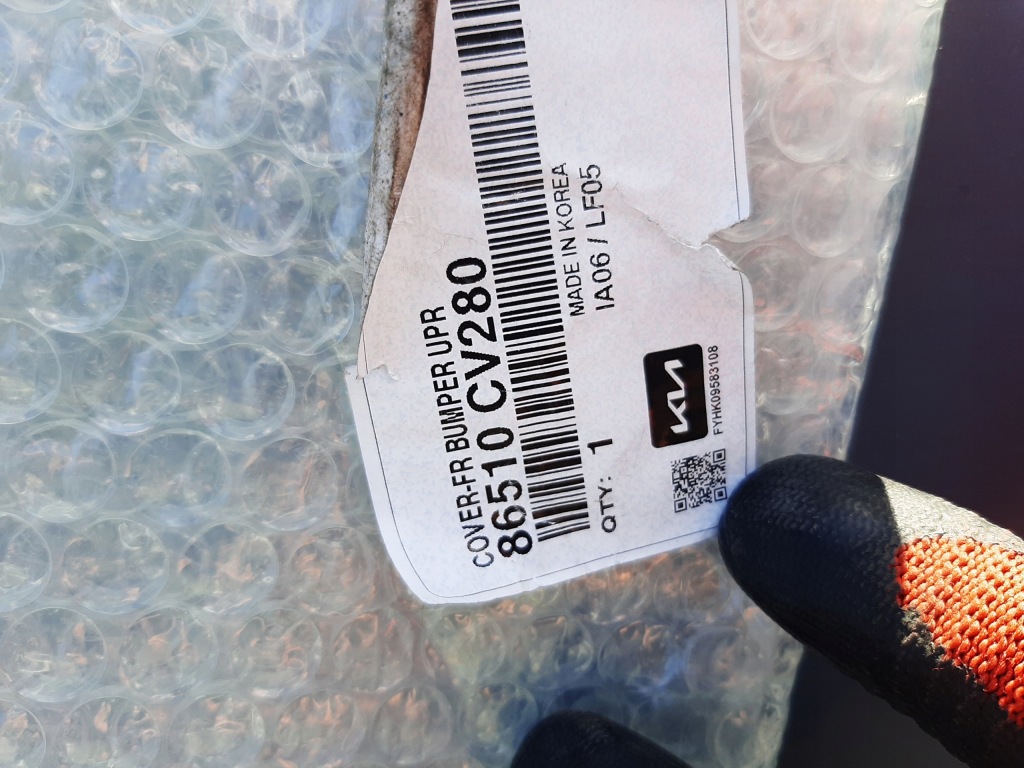 Бампер передний kia ev6 gt-line перед новый оригинальный pdc 86511-cv200 Недорого