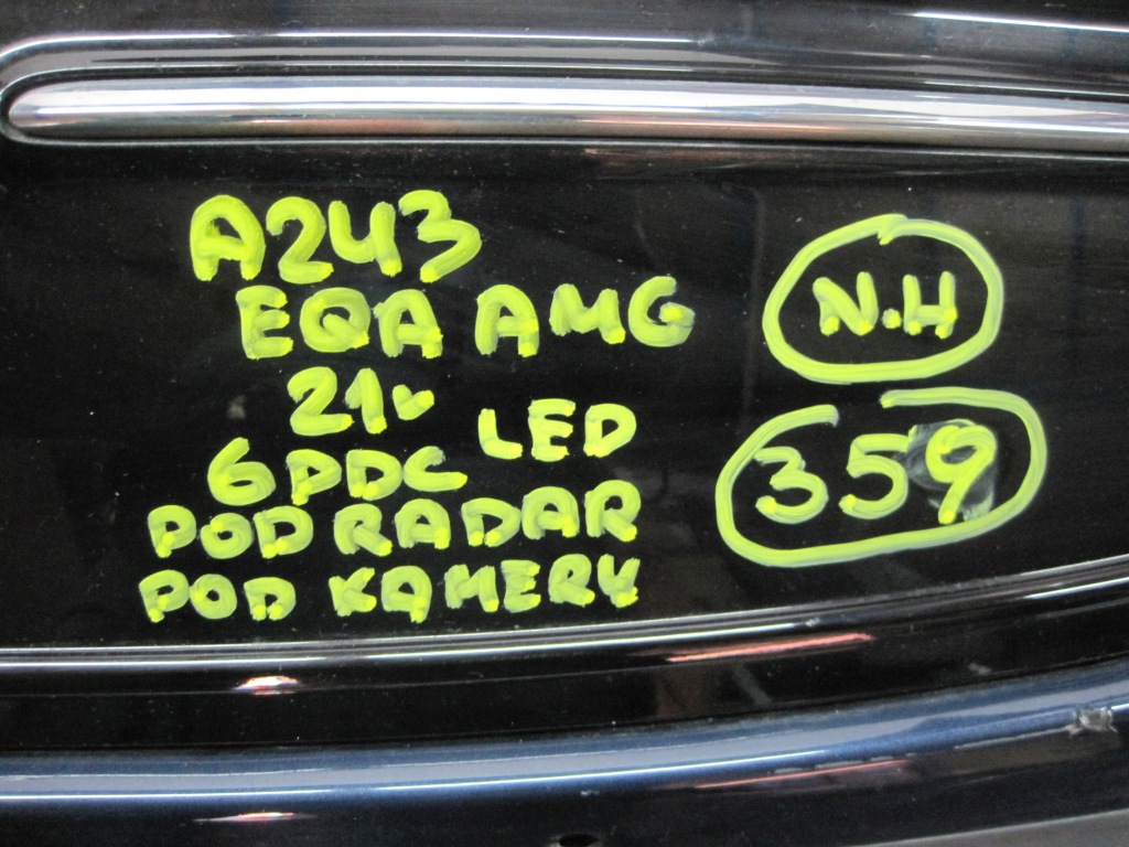 фото №13, Бампер mercedes eqa a243 камера 6 pdc led amg перед передній