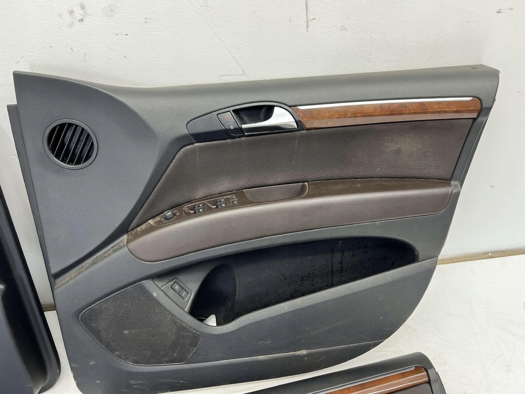 фото №10, Audi q7 4l сиденья комплект 7 человек коричневые обшивки подогрев