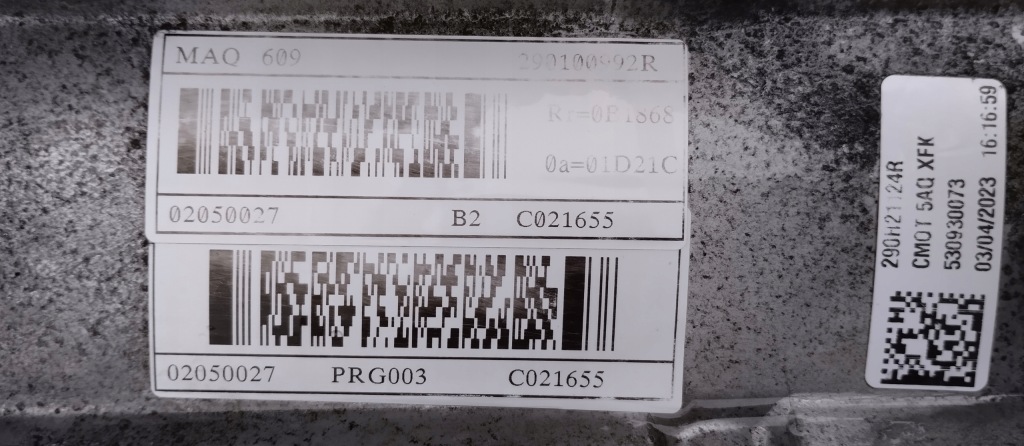 Двигун електричний renault kangoo iv 23r maq609 paq609 290100992r 8tys km Київ