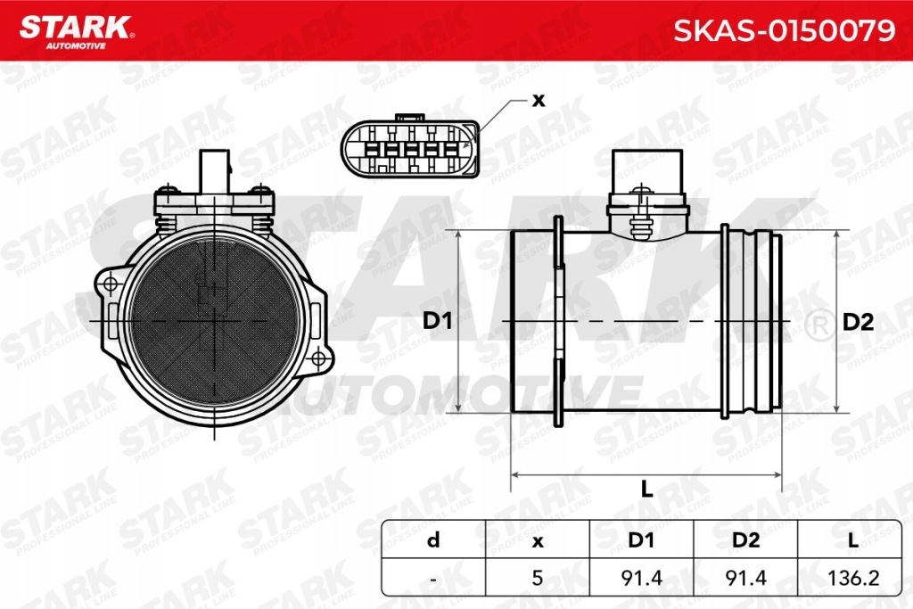 Stark skas-0150079 расходомер массовый воздуха к audi a8 4d2, 4d8 Киев