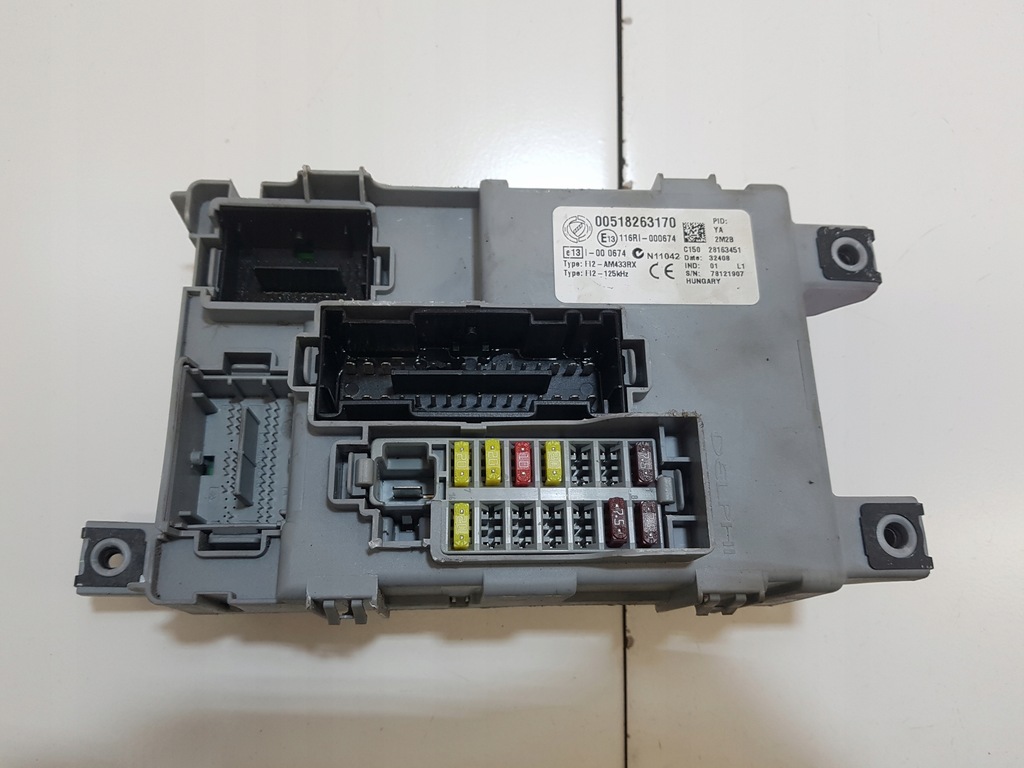 фото №1, Коробка модуль bsi fiat grande punto 00518263170