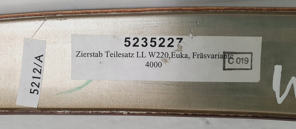 фото №8, Молдинг декоративная консоли mercedes w220