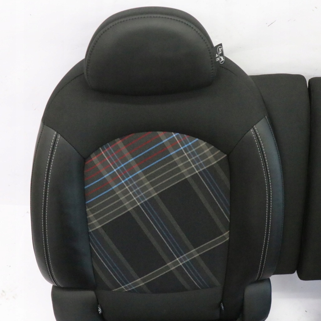 Mini paceman r61 сидіння sport комплект шкіра матеріал чорний hot cross в Україні