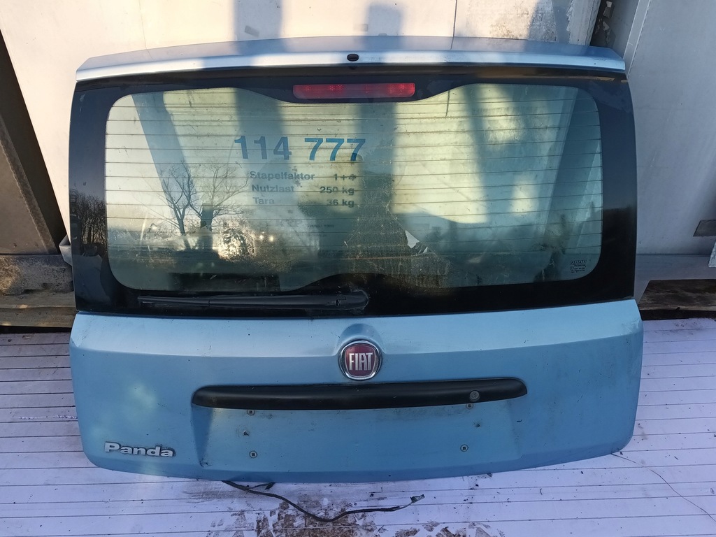 фото №2, Кришка багажника задня багажника fiat panda ii