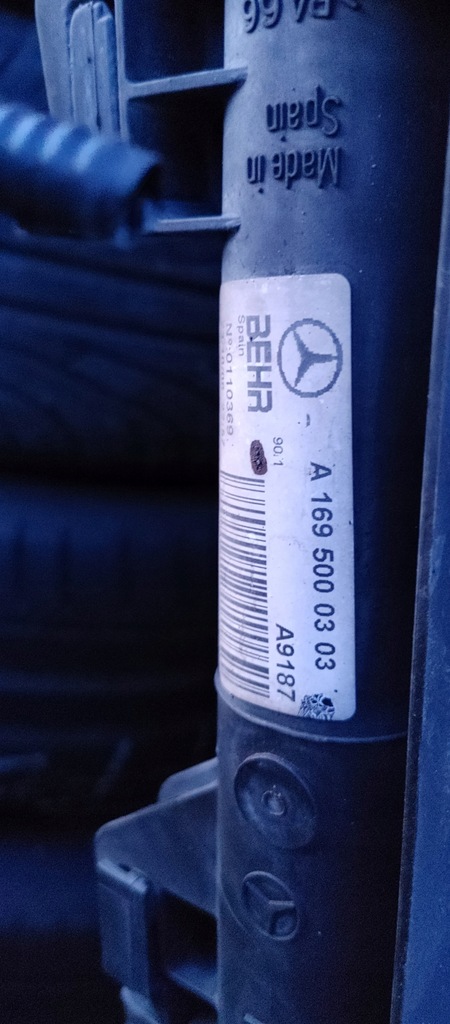 фото №6, Mb a-klasa радіатор wody вентилятор a1695000604