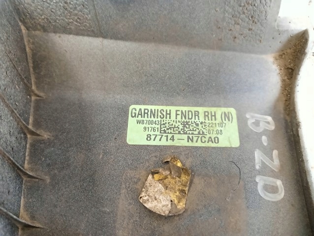 фото №5, Молдинг na крыло правый перед hyundai tucson iv 20-