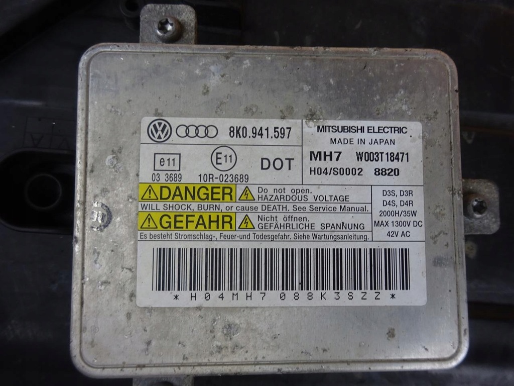 фото №9, Audi a3 s3 rs3 8p lift лампа ліва перед передня bixenon led 8p0941003an
