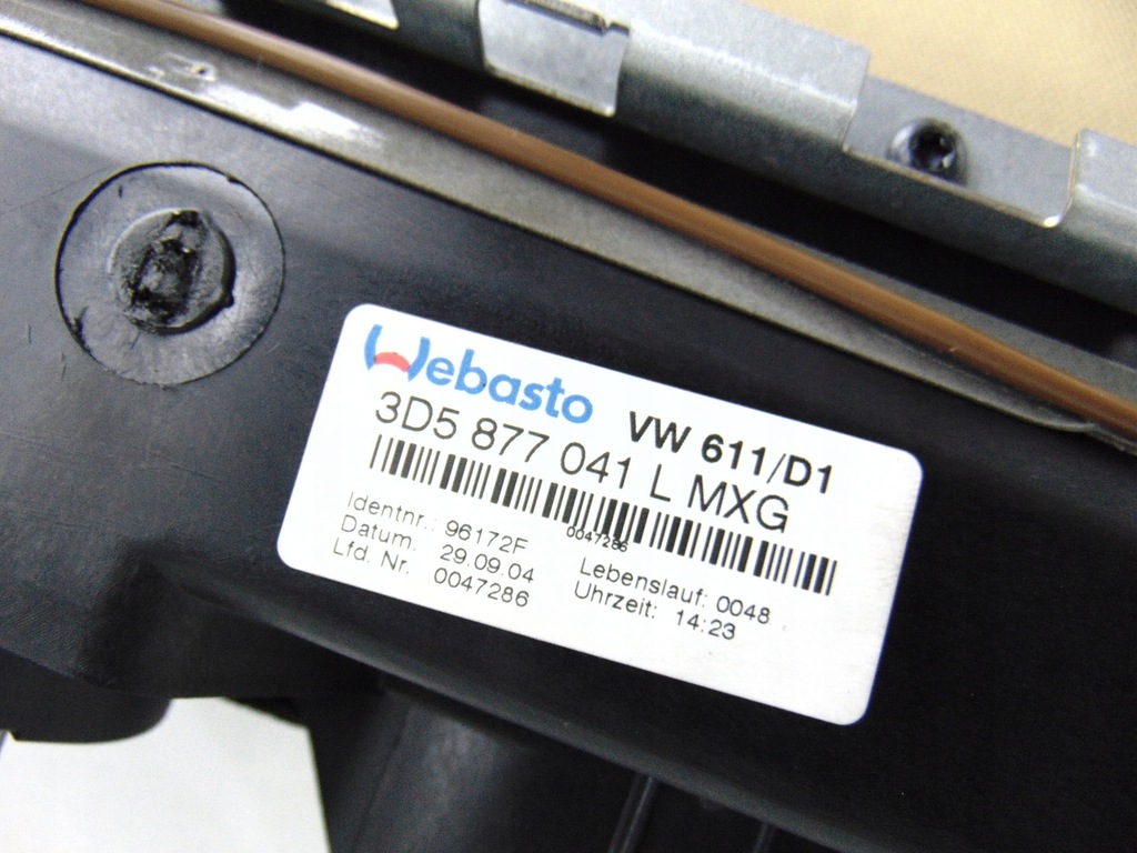 фото №8, Люк solar kompletny 3d5877041l vw phaeton