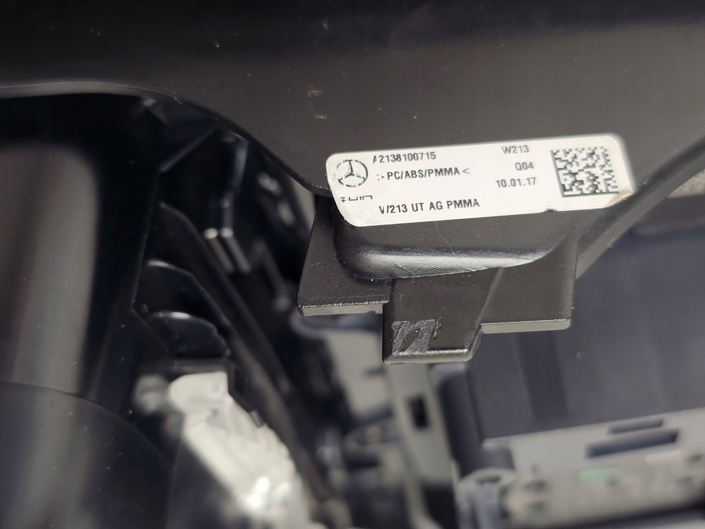 фото №13, Dekor тунель панель середній керування перемикач консолі mercedes w213