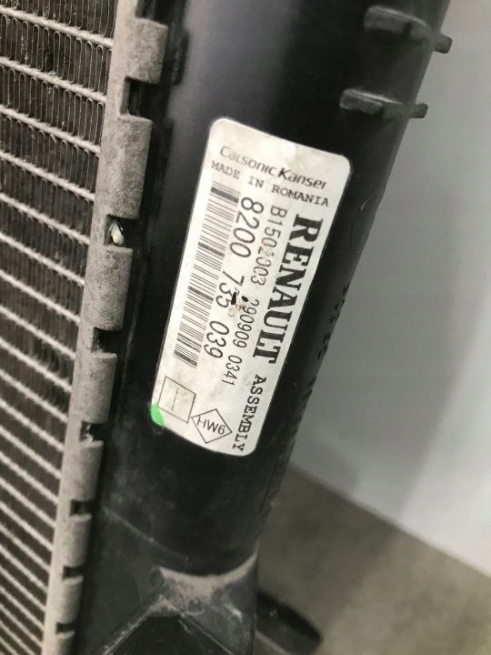 Радиатор воды dacia logan duster sandero 05r.- 1.4 mpi 1.6b 16v 1.5 dci Оригинал