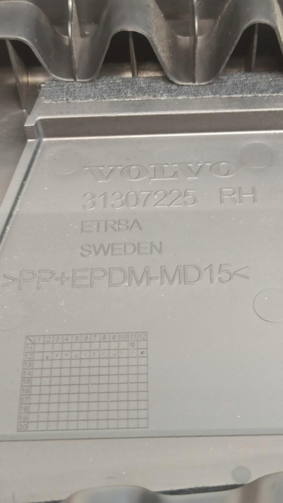 фото №3, Volvo v40 ii защита обшивка стойка правое 31307225