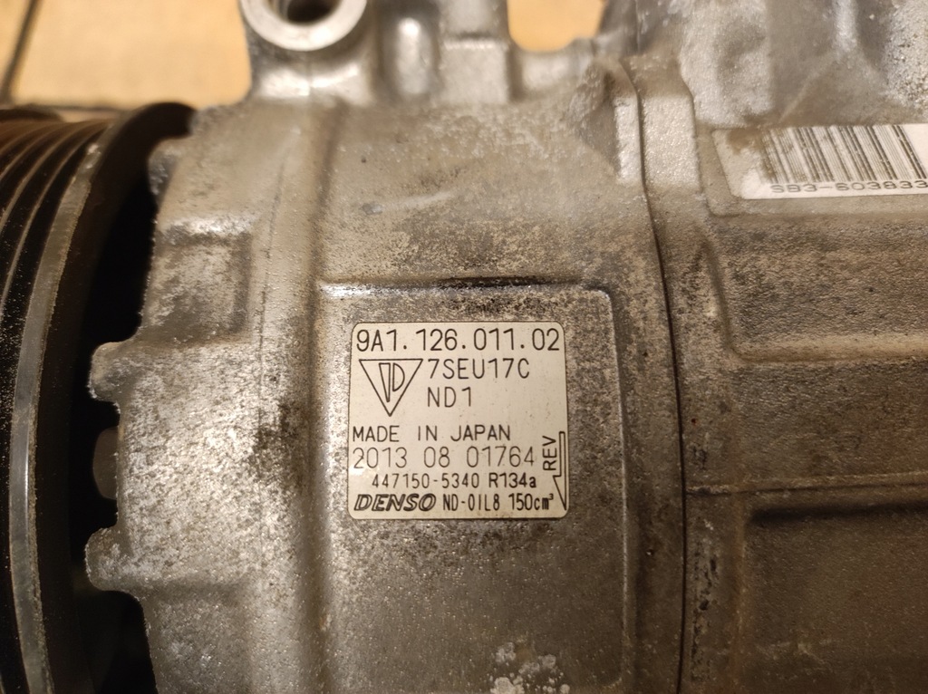 фото №6, Компресор компресор кондиціонера porsche cayman 981