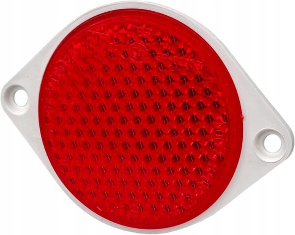 фото №1, Отражатель круглый винтовой, красный 1415000021