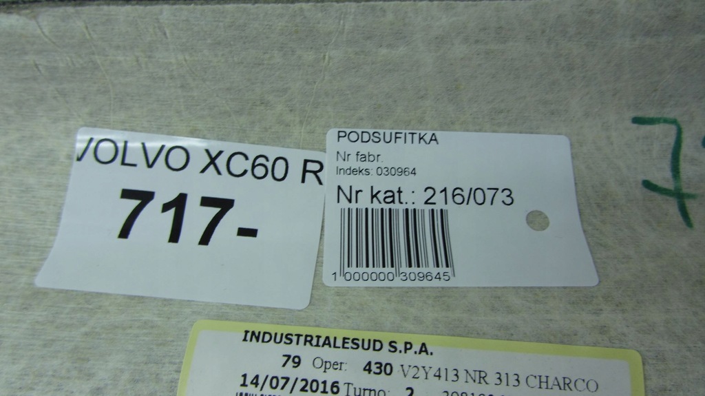 фото №5, Volvo xc60 lift потолок 13-17